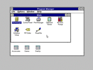 Windows 3.1 Program Manager